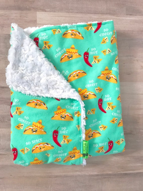 taco bell plush blanket