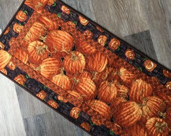 Fall Table Runner, Pumpkin Table Runner, Fall Decor, Halloween Table Runner, Fall Decorations, Autumn Decor, Halloween Decorations