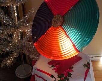 Rotating aluminum christmas tree