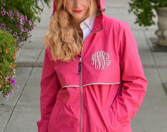Charles River Rain Jacket, Monogram Rain Jacket, Monogrammed Rain Jacket, Monogram Rain Coat, Charles River, Rain Jacket, Rain Coat, Jacket
