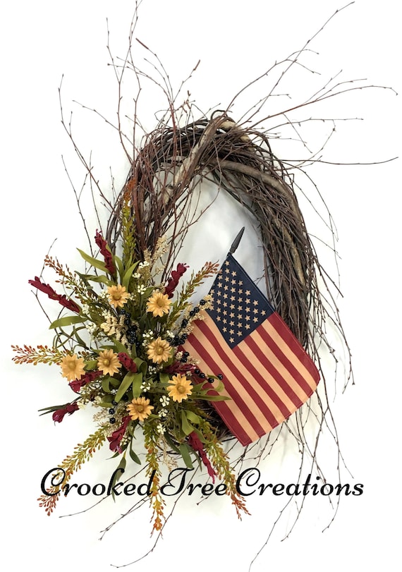 Rustic Americana Wreath