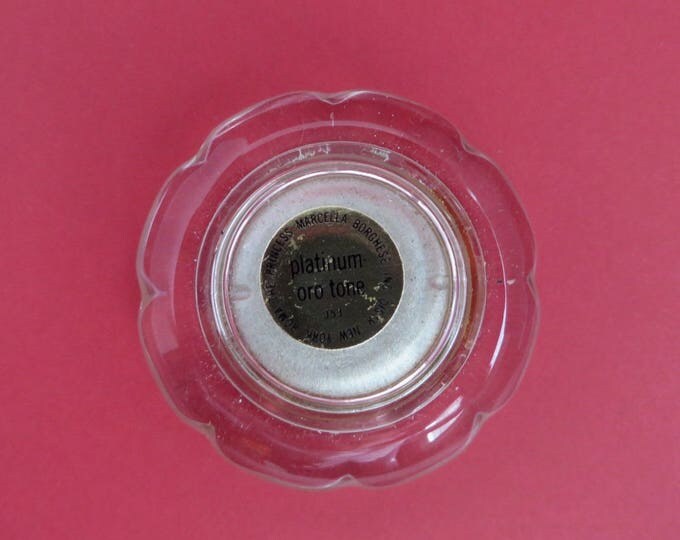 Vintage Marcella Borghese Eye Shadow - 1960s Platinum Oro (Silver) Tone - New Old Stock - Borghese Collector's Eye Makeup