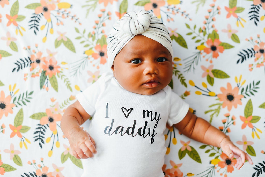 I Love My Daddy ONESIE Baby Newborn Love Baby Shower