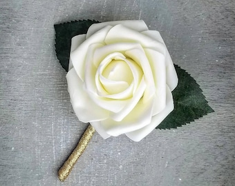 ivory rose boutonniere ivory rose wedding boutonniere ivory wedding boutonniere rose boutonniere - Garden Rose Boutonniere ivory rose boutonniere ivory rose wedding boutonniere ivory wedding boutonniere rose boutonniere - Garden Rose Boutonniere