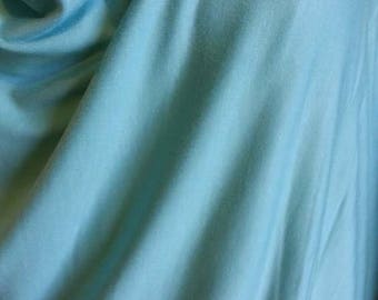 Turquoise jersey knit cotton viscose