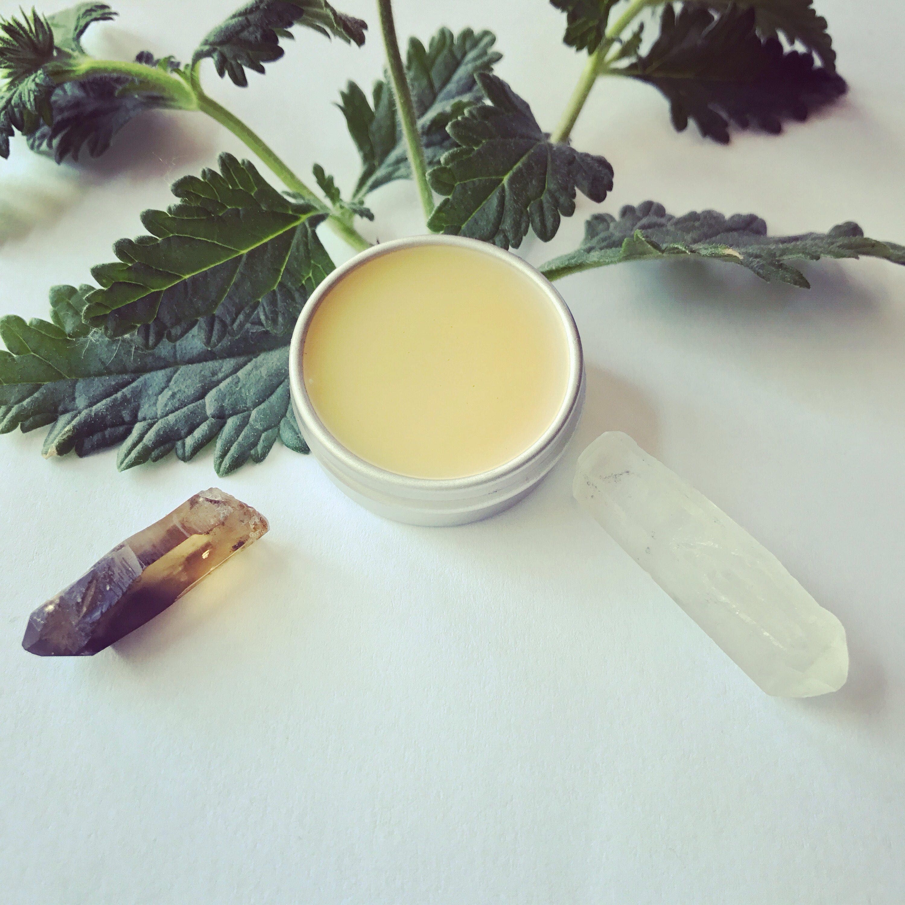 Cancer botanical zodiac fragrance. organic perfume. melissa