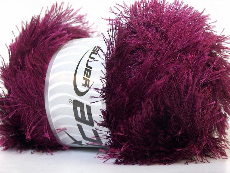 Eyelash Yarn 400 gr Novelty Crochet Yarn Bulky Knitting Yarn