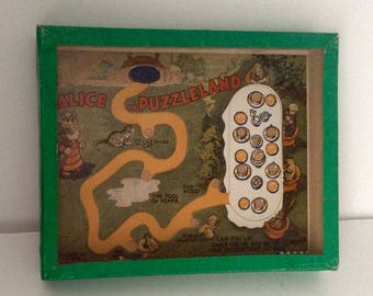 Alice in Puzzleland A Vintage R. Journet Dexterity Puzzle Game