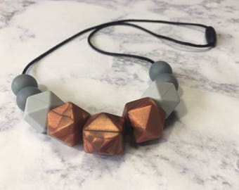 Chew Necklace | Teething | Teething Necklace | Chewlery | Baby Teether | Silicone Teether | Chew Beads | New Mom | Baby Shower Gift | Baby