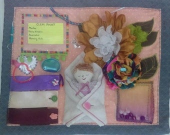 Fidget Blanket Busy Mat Loved by Seniors and Adults with Alzheimer's or Dementia or Special Needs