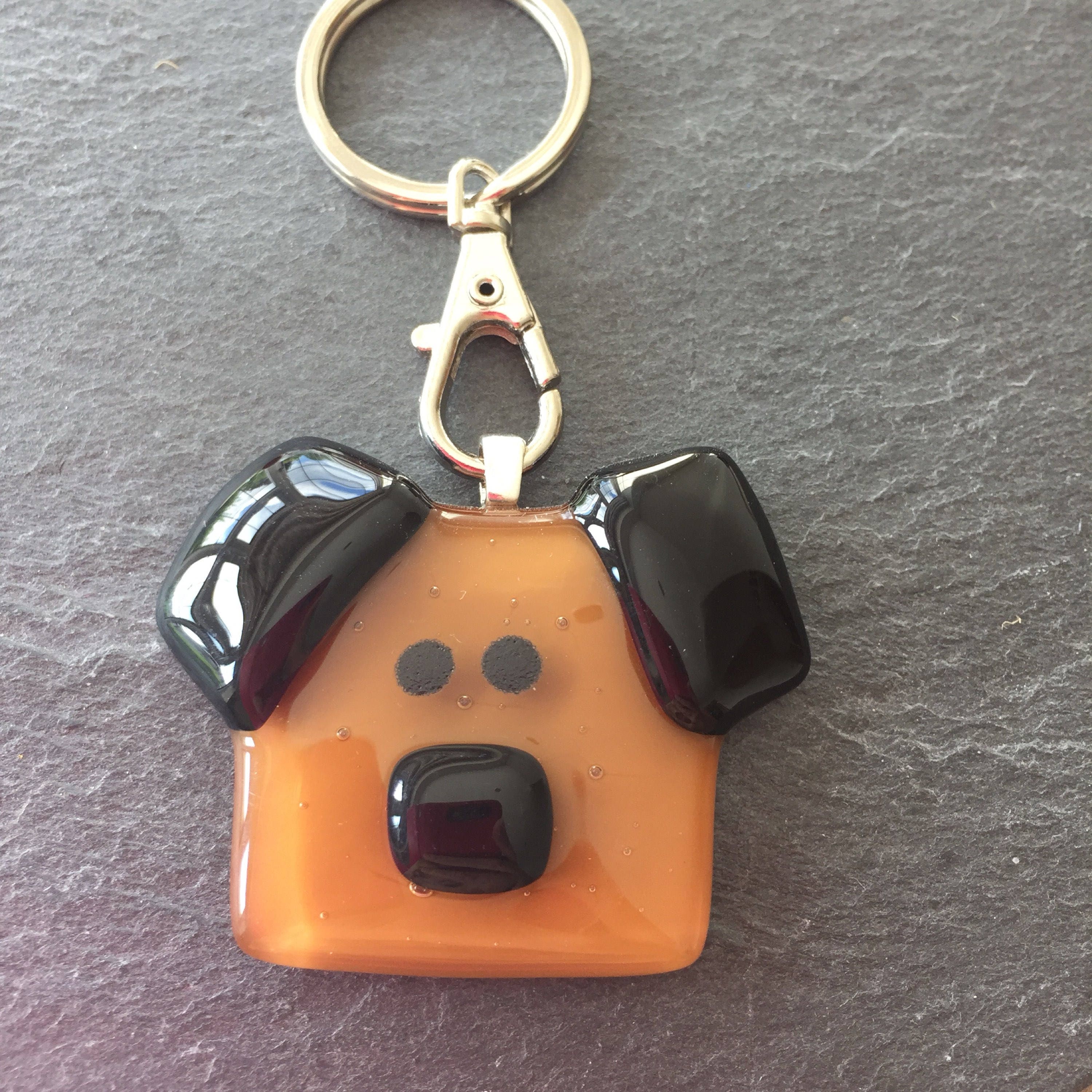 Dog keyring animal keyring dog gift animal gift fun