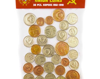 USSR Soviet Russian 30 Kopek Coins 1961-1991 CCCP