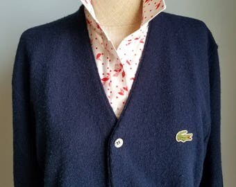 vintage orlon acrylic cardigan sweater