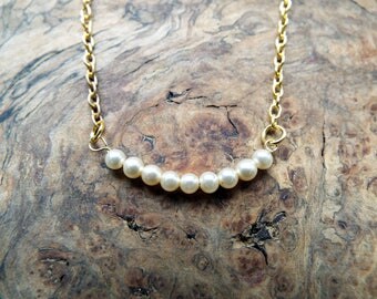 Silver jewellery chain - Rose Quartz Beaded Cluster Pendant Necklace