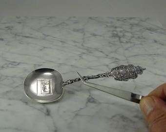 Sterling Silver Nut Spoon? French ? Quebec?