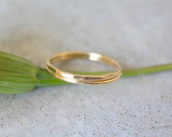 14k delicate ring, 14k gold stackable ring, 14k gold band, delicate gold ring, minimalist ring, solid gold, wedding ring, engagement ring