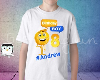 emoji birthday shirt for family