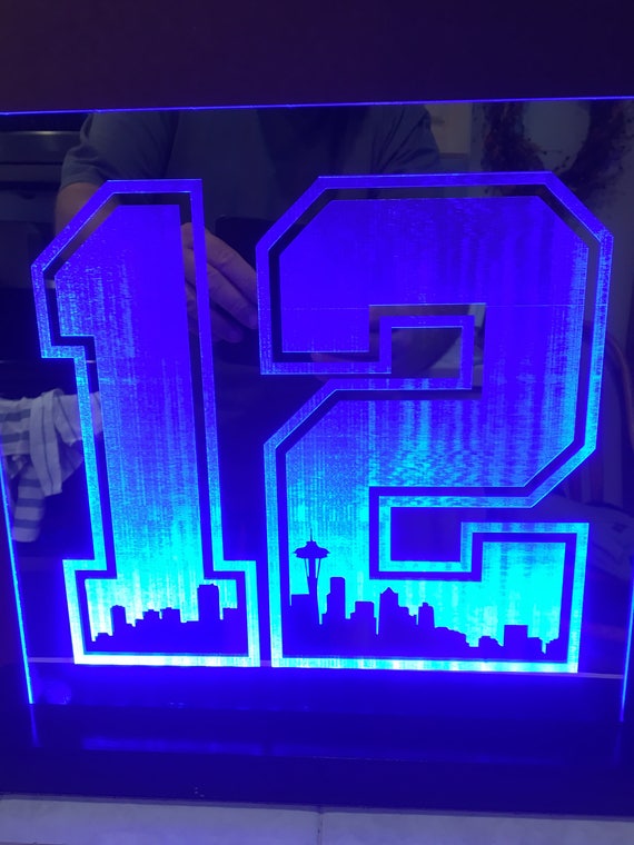 Custom Laser Engraved Acrylic Sign and LED base