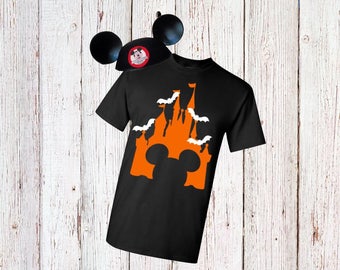 Men's Disney Castle Halloween Shirt