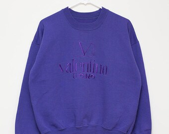 Valentino Uomo Crewneck Sweatshirt Purple