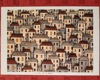 Print. The spider's Web. 33 x 48 cm.