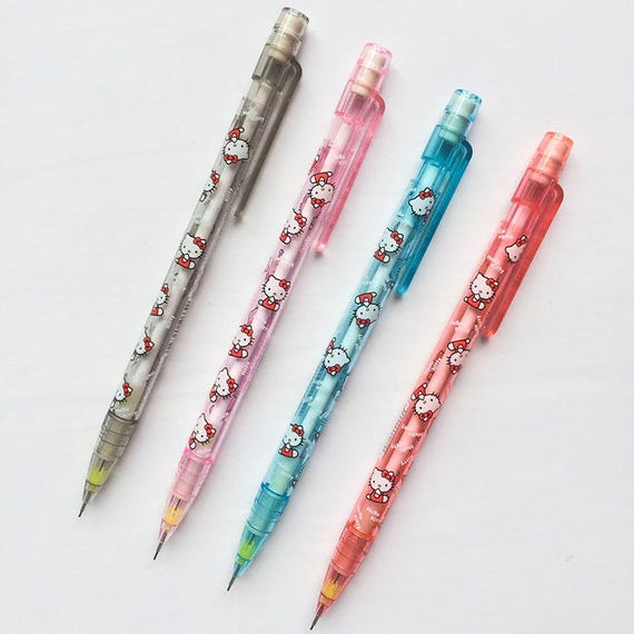4 Pc Kawaii Hello Kitty Mechanical Pencils Cute Pencil
