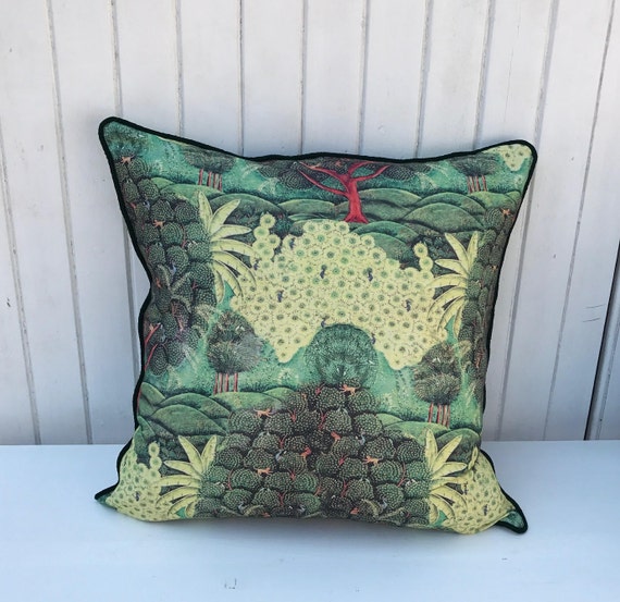 jungle print cushions