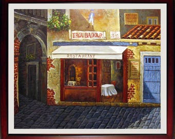 Original Paiting "Troubadour" By Edward Andrew - Great Piece of Art, Nicely Framed