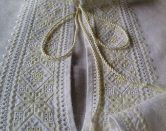 Men’s linen shirt embroidered by hand - Ukrainian national embroidered shirt