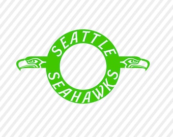 seattle seahawks svg, seahawks monogram digital file, cricut file, silhouette files, svg cutting files, sports logo monogram svg