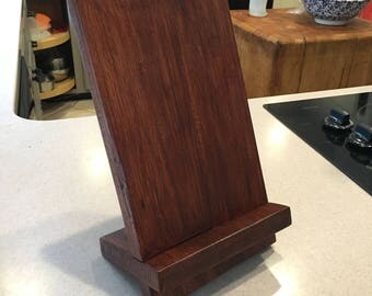 Hardwood iPad Stand