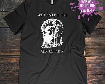 Jack and sally shirt | Etsy
