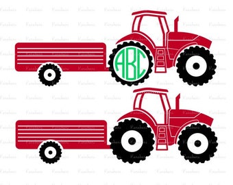 Download John Deere Truck Monogram Svg - Layered SVG Cut File ...