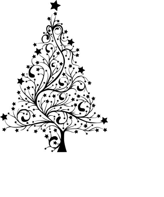 Christmas Tree Mandala Layered Svg Free - Layered SVG Cut File