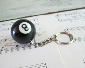 Little Eight Ball Key Chain