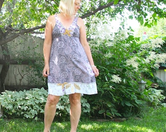 upcycled clothing, a-line dress . verwood . S