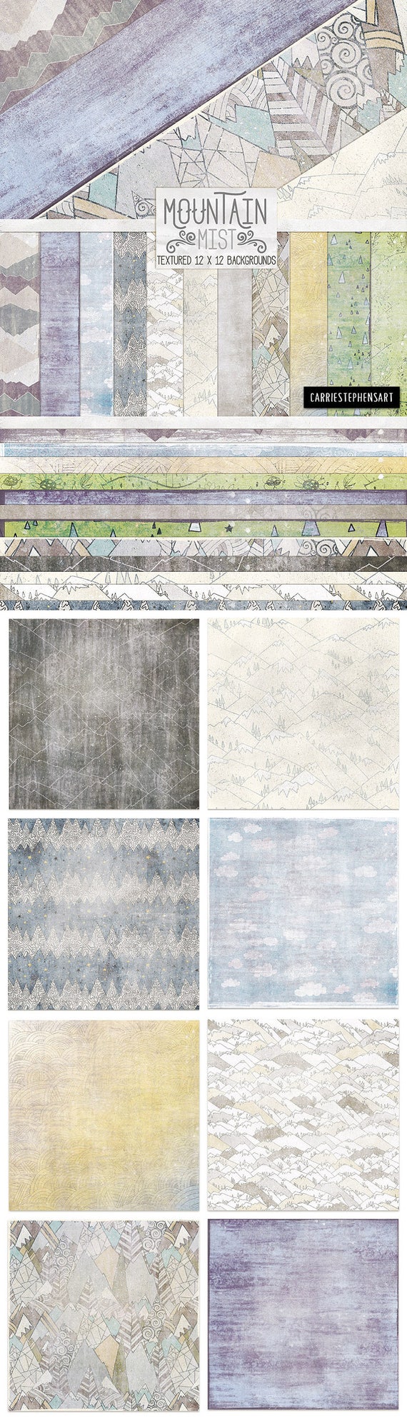 Rustic Digital Paper, Mountain Country Chic Cottage, Textured Background Papers, Nature, Winter Wanderlust Traveller, Cardmaking, CU Il_570xn