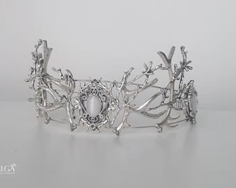 woodland tiara deer crown made to order