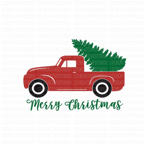 Free Free 143 Merry Christmas Truck Svg Free SVG PNG EPS DXF File