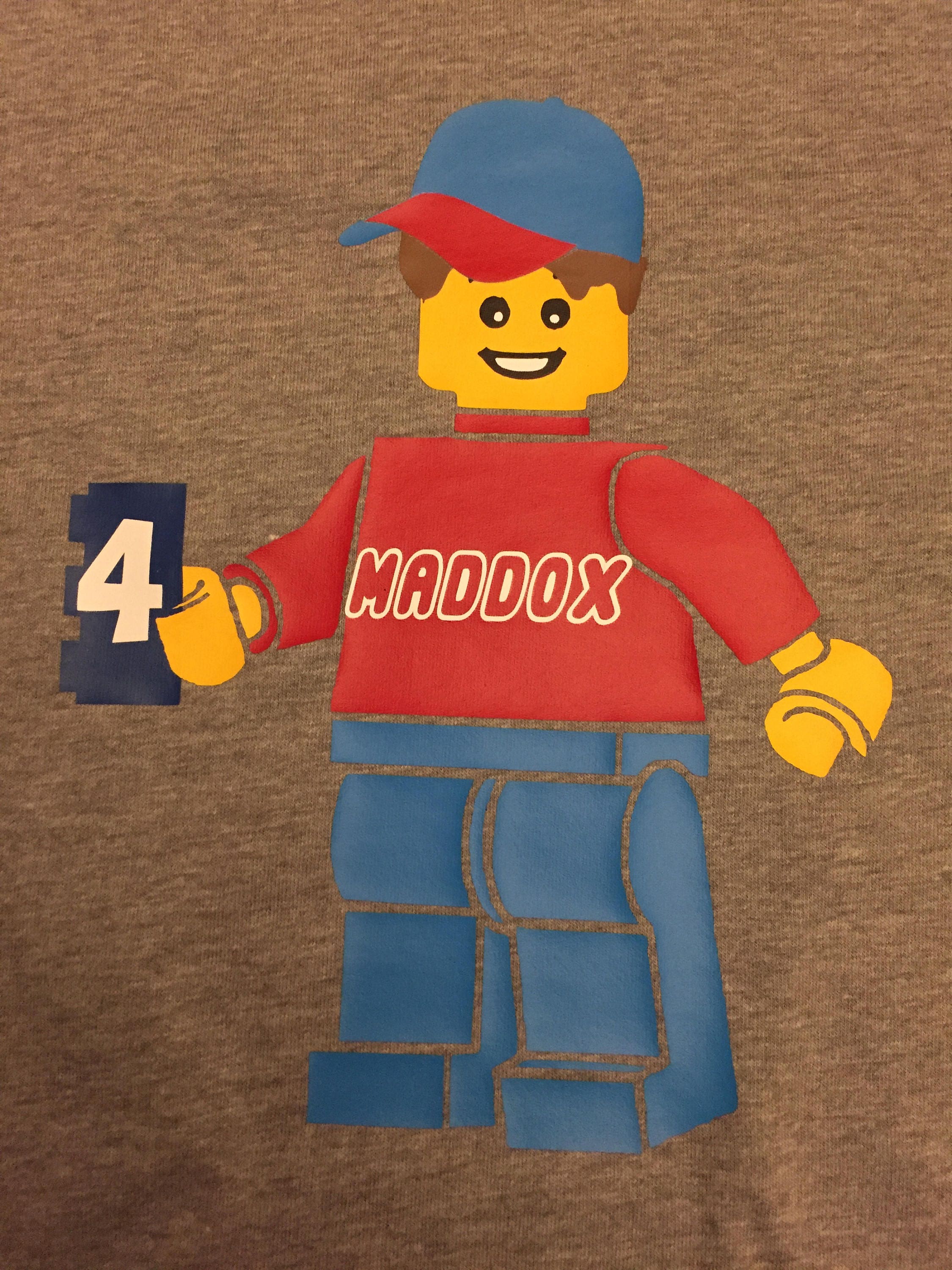 etsy lego birthday shirt