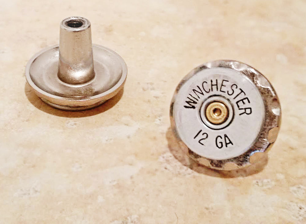Set of 2 Silver Tone Metal Drawer Pulls Knobs 12 Gauge
