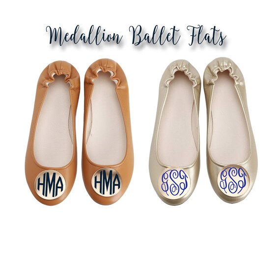 monogram flats