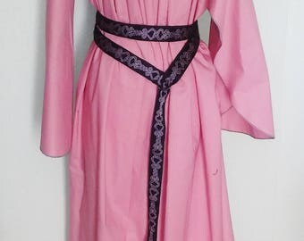 118" Black and Purple Trim Ring Belt