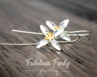Flowers earrings - 925 Sterling Silver Edition