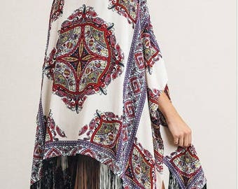 bohemian kimono, Boho kimono, boho clothing, kimono robe, kimono cardigan boho, shawl, wrap, bohemian