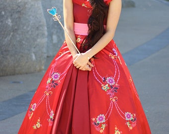 Princess Elena from Disney Elena of Avalor Costume/Cosplay for Adult or Child