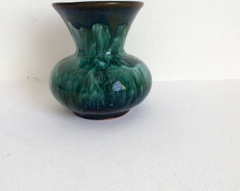 Small Vintage Glazed Bud Vase