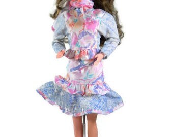 Jewel Secrets Barbie Fashion 1860 Lavender Dress/Purse NRFB