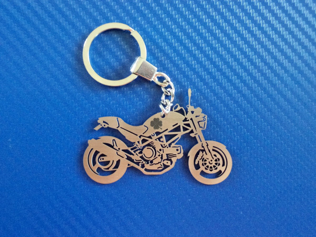 Ducati Monster BIKE Keychain Personalized Keychain