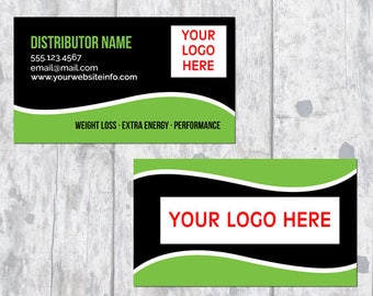 Herbalife Business Card, ItWorks Business Card - Digital Download